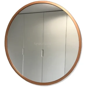 Faneco SCANDI ümmargune vannitoapeegel 60 cm, vask