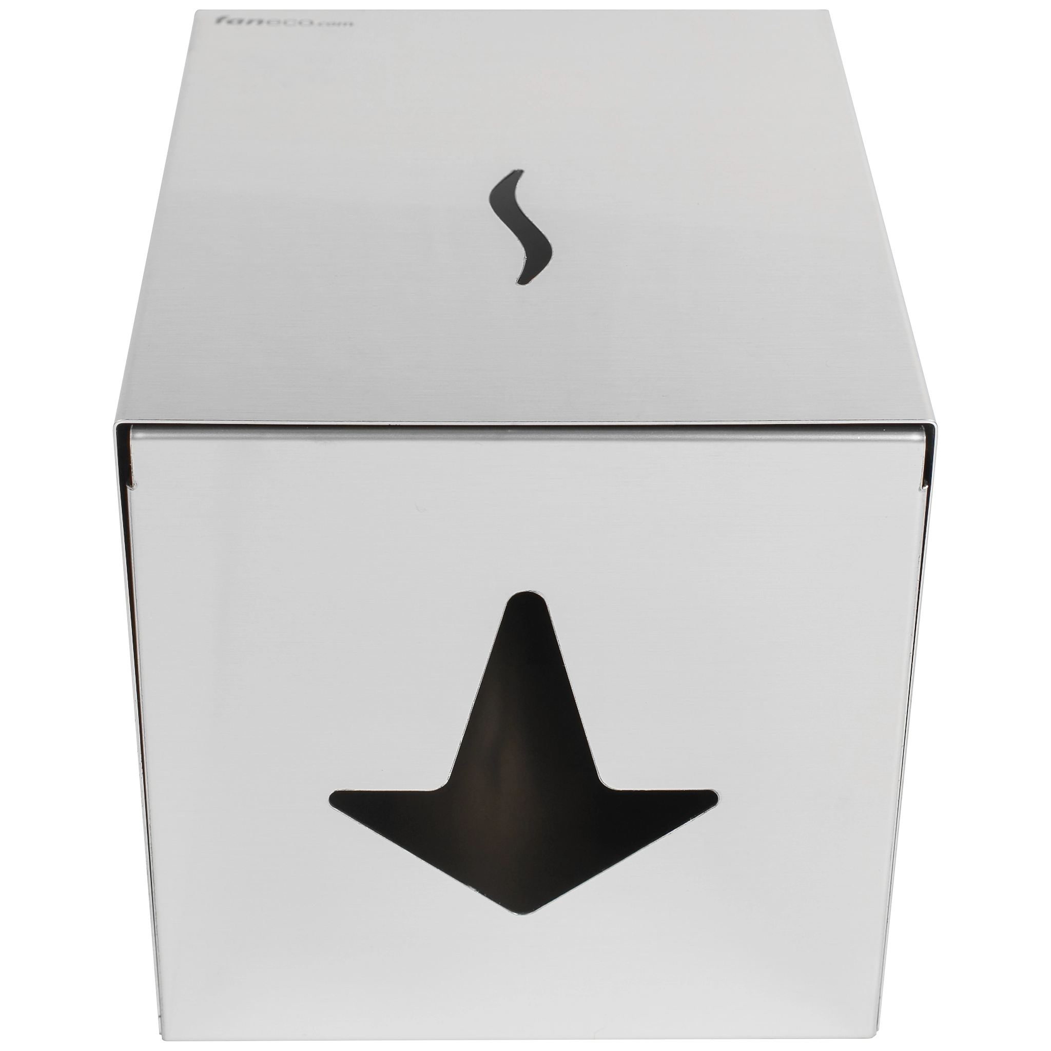 Faneco HIT roll towel dispenser, brushed steel - Image 2