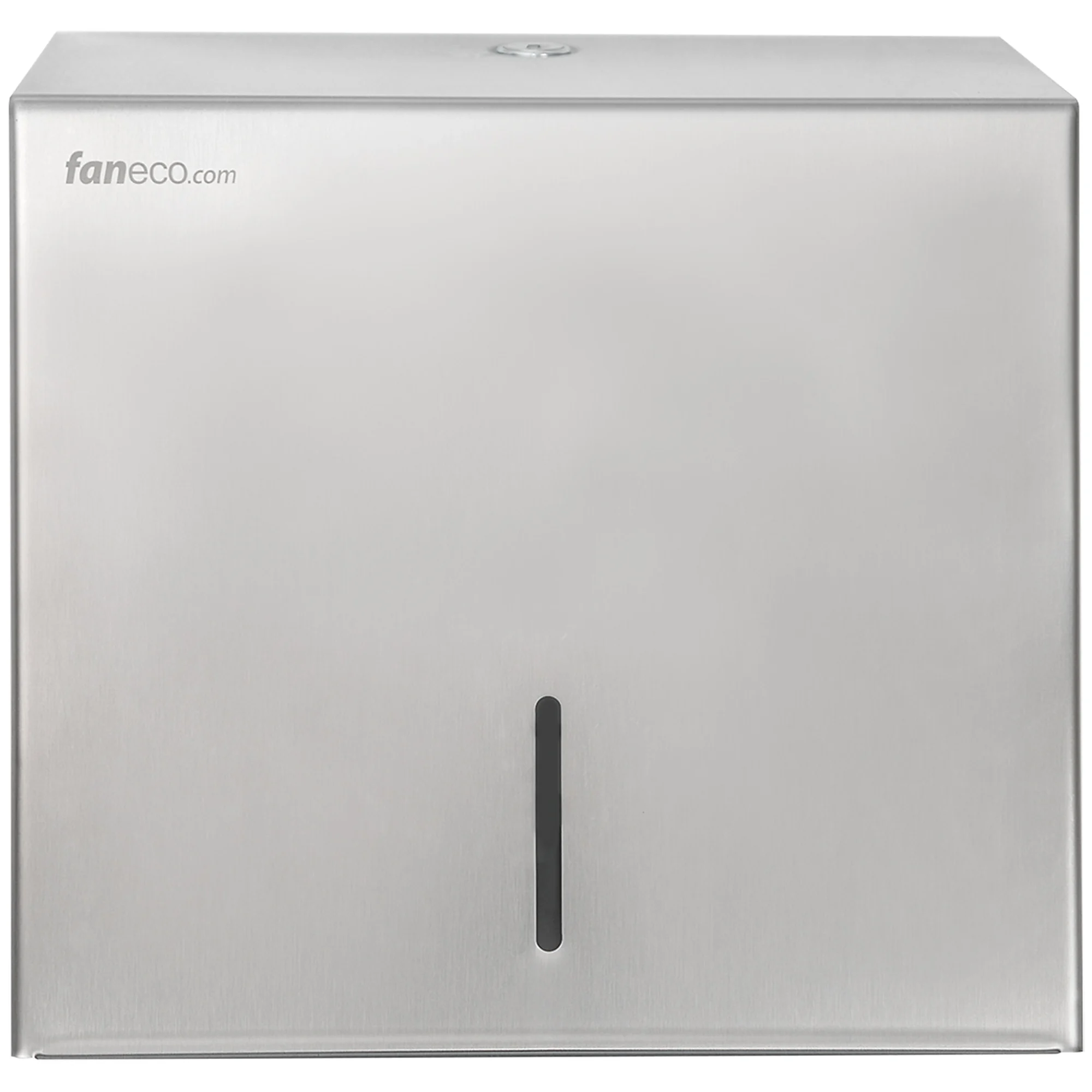 Faneco LUNA Toilettenpapierbehälter, gebürsteter Stahl