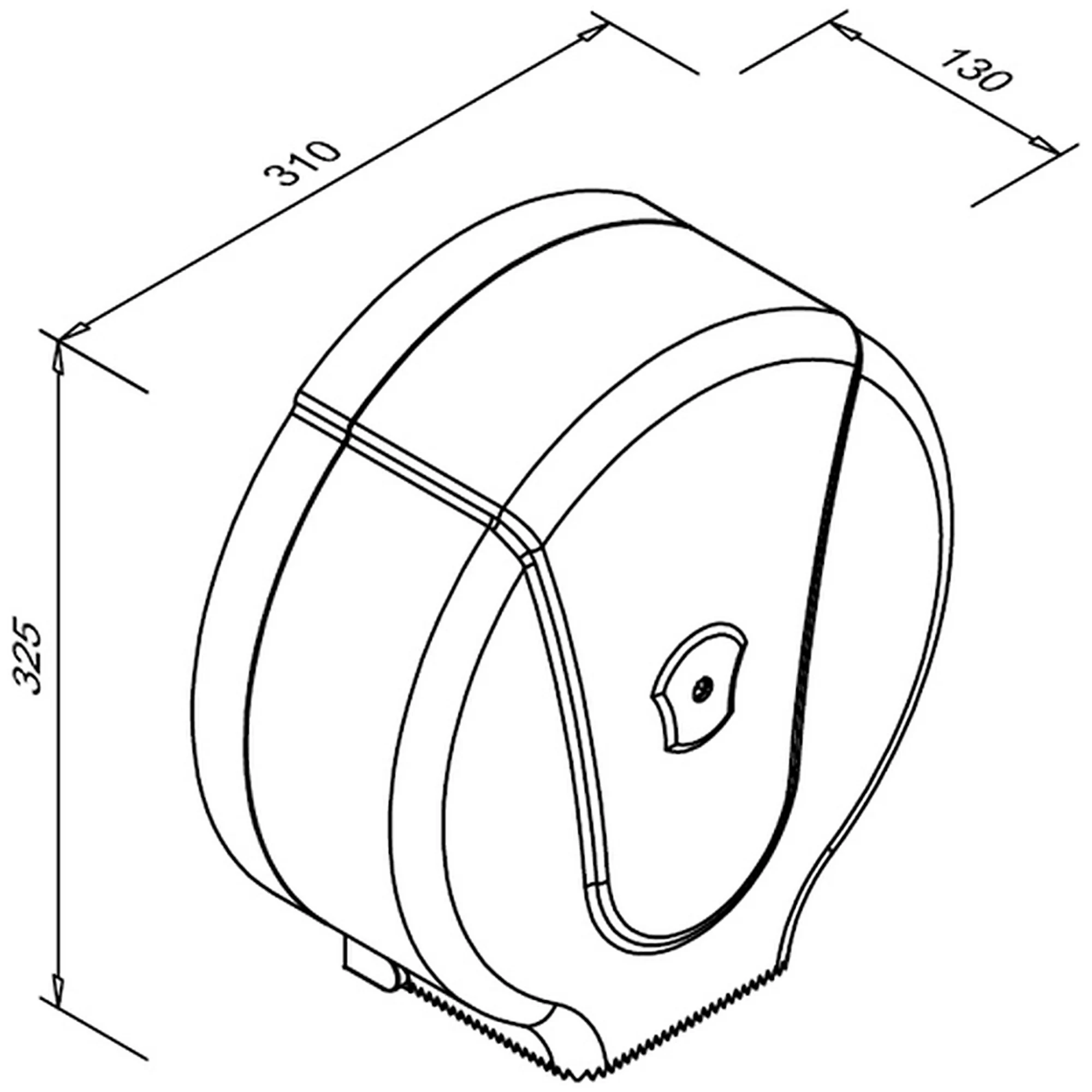POP M Toilettenpapierbehälter, weiß, ABS – Bild 6