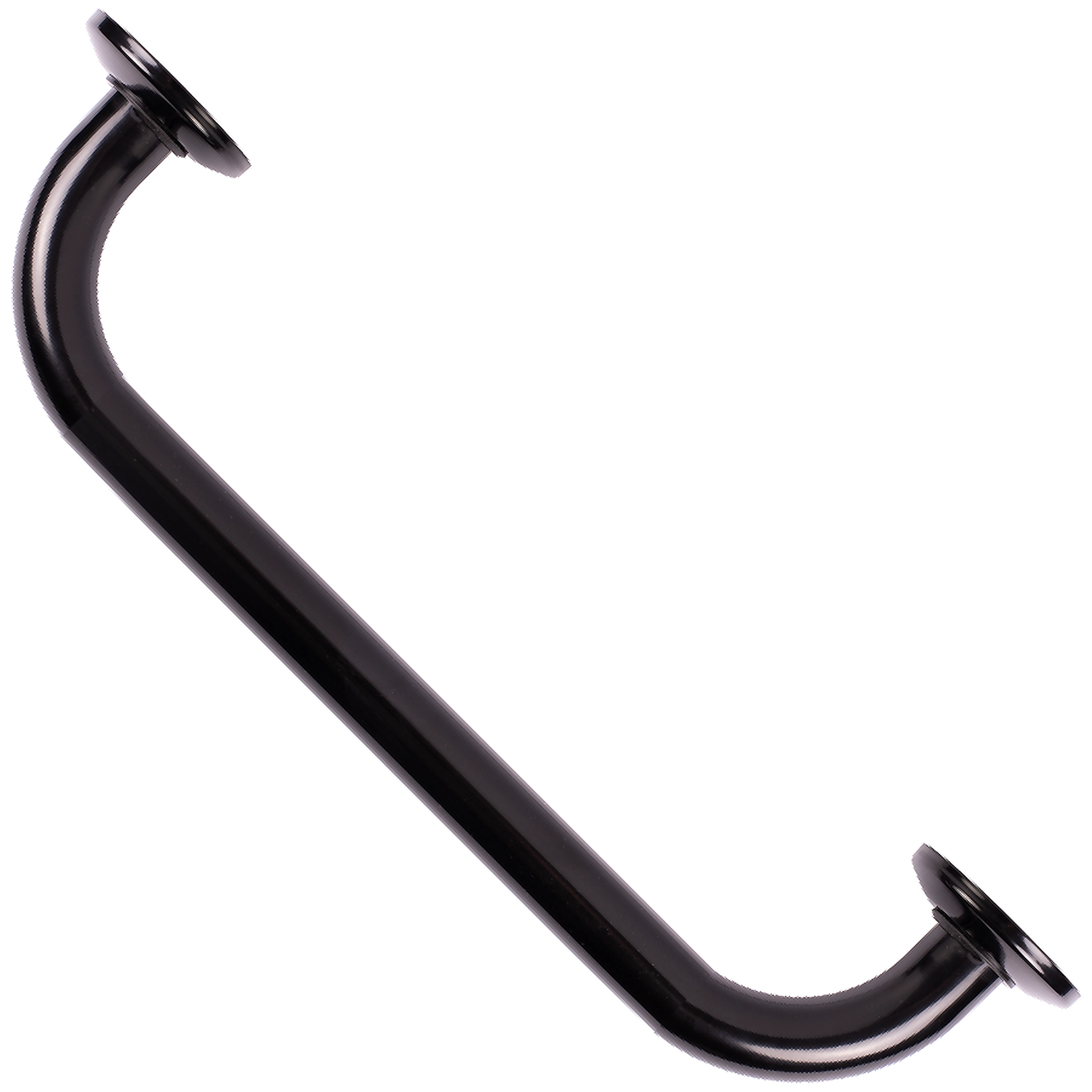Faneco Straight Grab Bar for People with Disabilities, 60 cm, ⌀ 32 mm, black, steel - Image 3