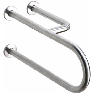Rampe fixe pour le Faneco droit à 3 supports en panne fermé 55 cm, ⌀ 32 mm, acier mat