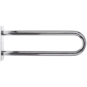 Faneco Rampe voûtée fixe pour les handicapés 80 cm, ⌀ 32 mm, acier poli