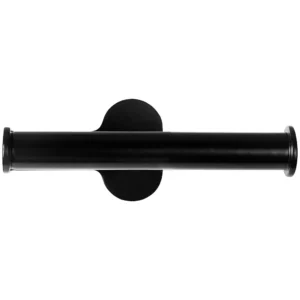 Uchwyt na papier toaletowy Faneco HIT BLACK, czarny, stal