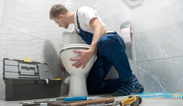 How do you enclose a toilet frame?