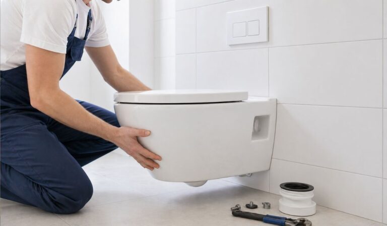 At what height should a toilet bowl be installed?