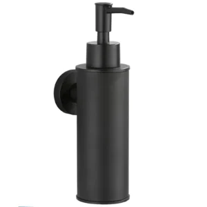 Faneco SYDNEY BLACK round wall liquid soap dispenser