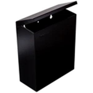 Kosz na odpady higieniczne Faneco HIT BLACK 7 l, czarny, stal