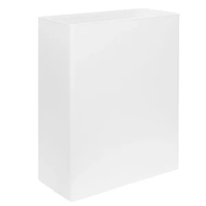 Faneco HIT WHITE 23 L Essuie-tout mural poubelle à ordures, blanc, acier