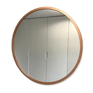 Faneco SCANDI ümmargune vannitoapeegel 80 cm, vask