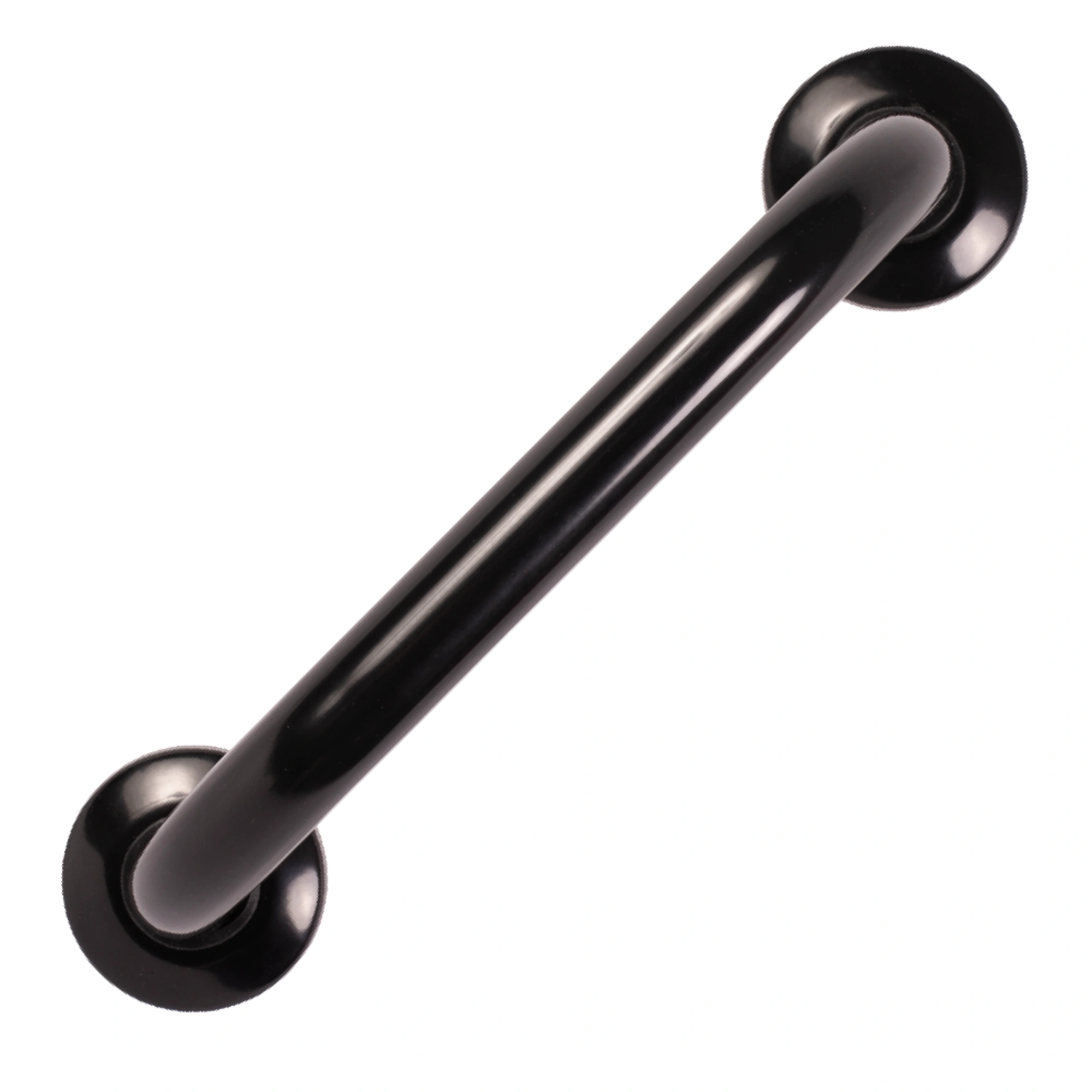 Faneco Straight Grab Bar for People with Disabilities, 60 cm, ⌀ 32 mm, black, steel - Image 2