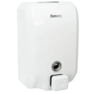 Dozownik do mydła w płynie Faneco TOP WHITE 1000 ml, biały, stal
